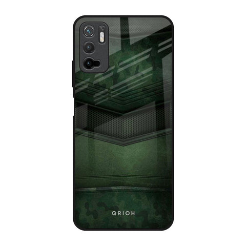 Green Leather Redmi Note 10T 5G Glass Back Cover Online