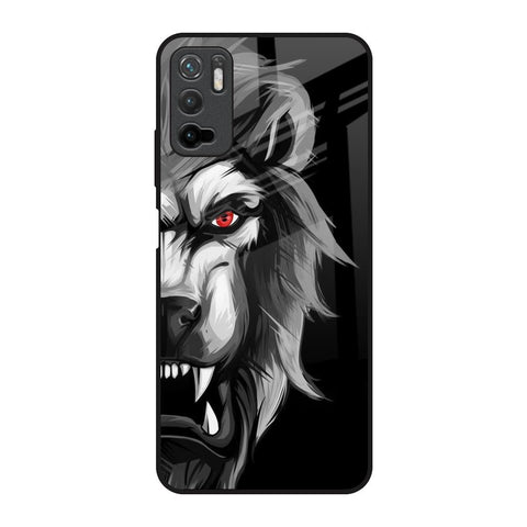 Wild Lion Redmi Note 10T 5G Glass Back Cover Online