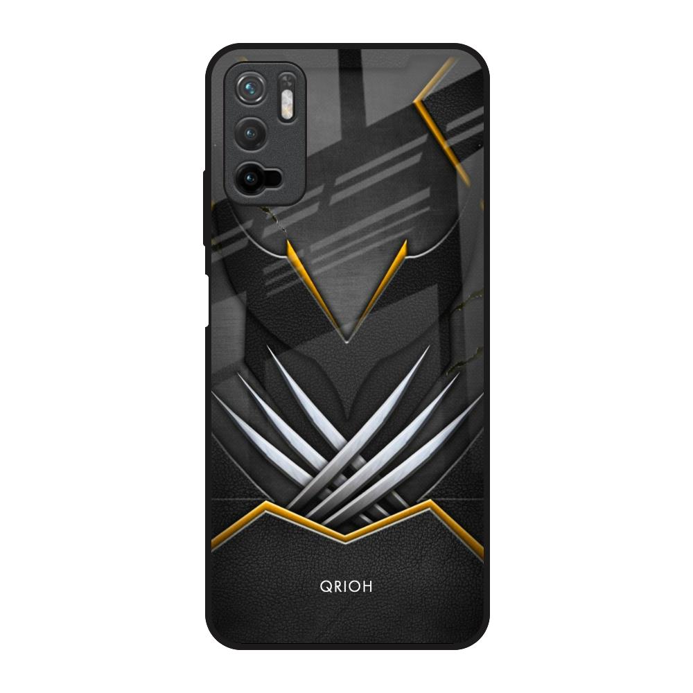 Black Warrior Redmi Note 10T 5G Glass Back Cover Online
