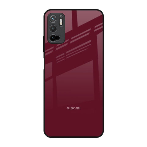 Classic Burgundy Redmi Note 10T 5G Glass Back Cover Online