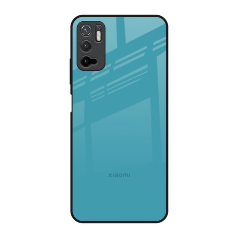 Oceanic Turquiose Redmi Note 10T 5G Glass Back Cover Online