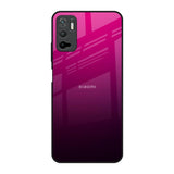Purple Ombre Pattern Redmi Note 10T 5G Glass Back Cover Online