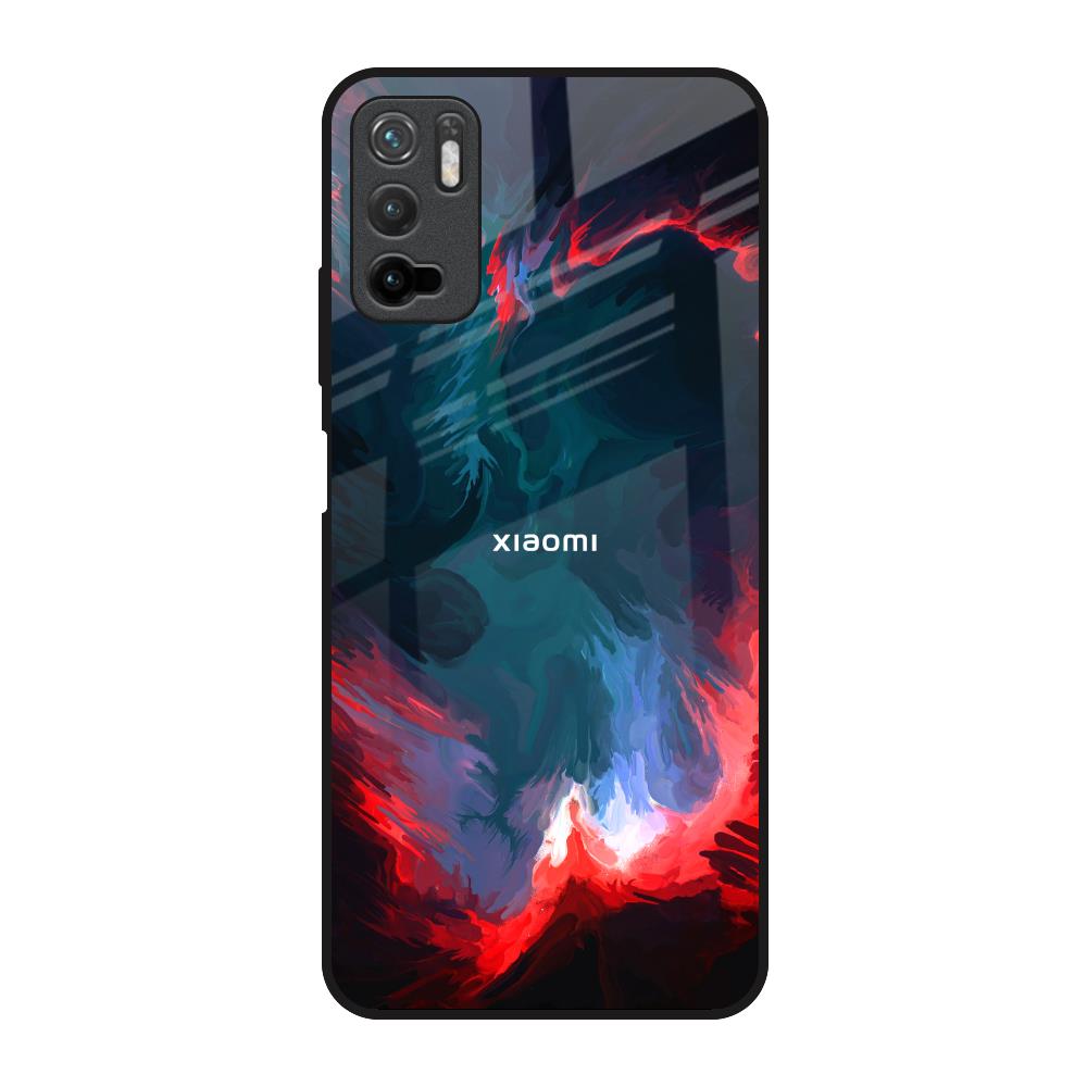Brush Art Redmi Note 10T 5G Glass Back Cover Online