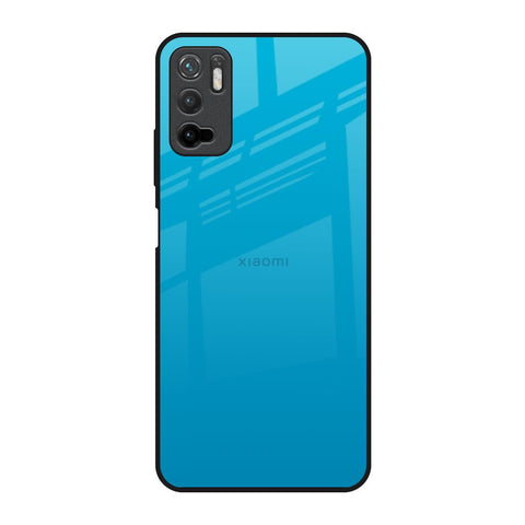 Blue Aqua Redmi Note 10T 5G Glass Back Cover Online