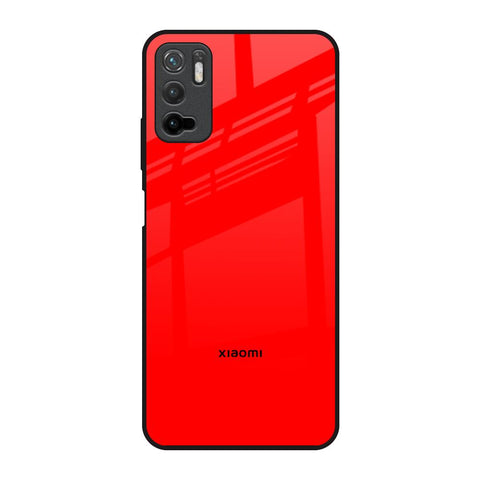 Blood Red Redmi Note 10T 5G Glass Back Cover Online