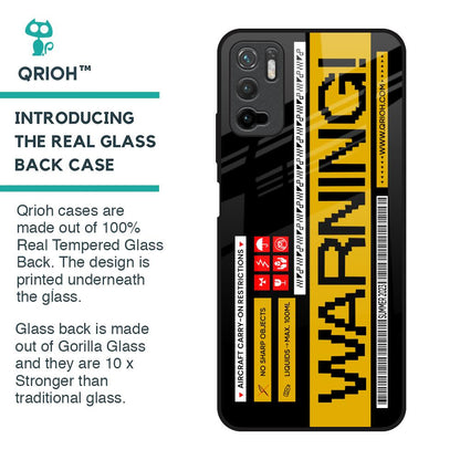 Aircraft Warning Glass Case for Redmi Note 10T 5G