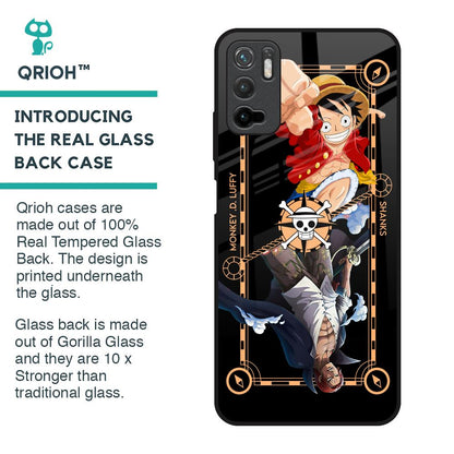 Shanks & Luffy Glass Case for Redmi Note 10T 5G