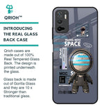 Space Travel Glass Case for Redmi Note 10T 5G