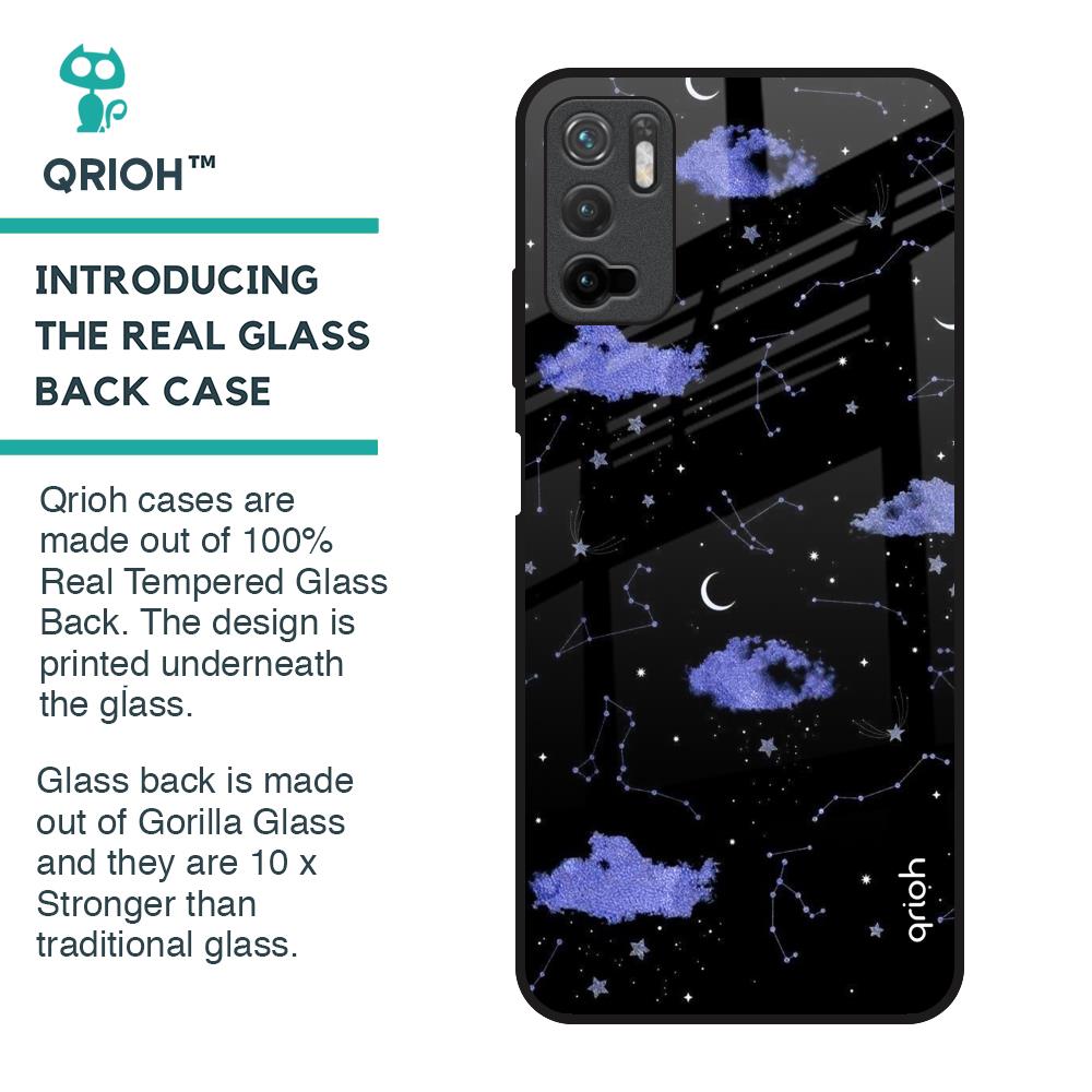 Constellations Glass Case for Redmi Note 10T 5G