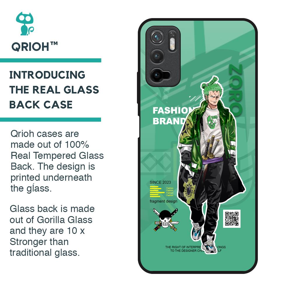 Zoro Bape Glass Case for Redmi Note 10T 5G