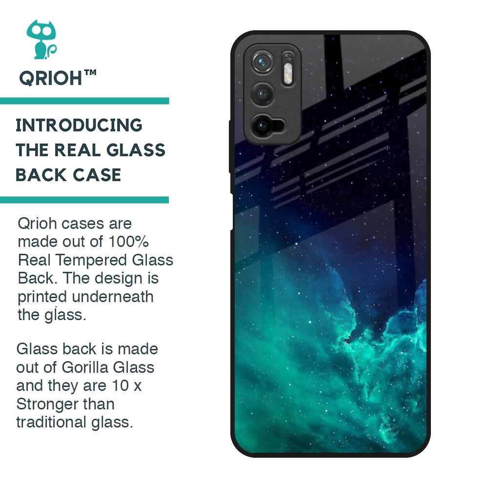 Winter Sky Zone Glass Case For Redmi Note 10T 5G