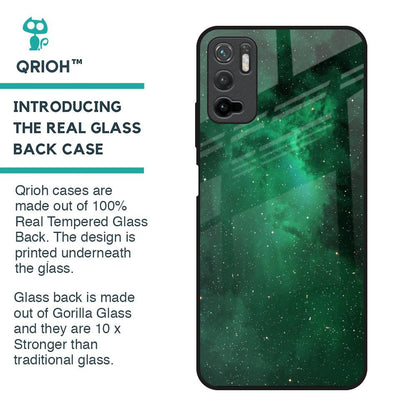 Emerald Firefly Glass Case For Redmi Note 10T 5G