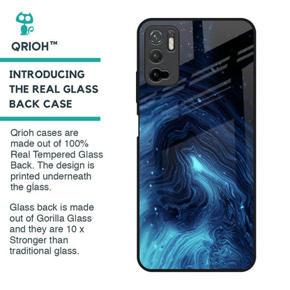 Dazzling Ocean Gradient Glass Case For Redmi Note 10T 5G