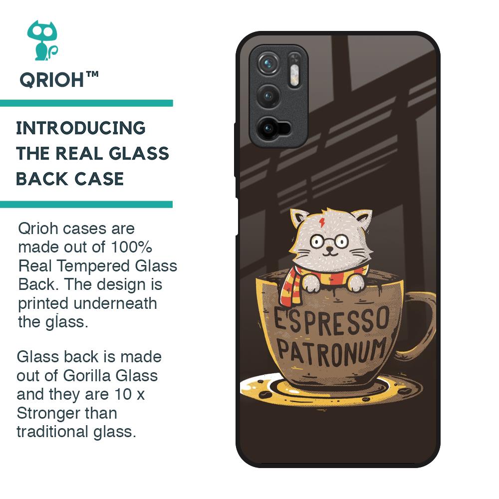 Tea With Kitty Glass Case For Redmi Note 10T 5G
