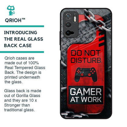 Do No Disturb Glass Case For Redmi Note 10T 5G