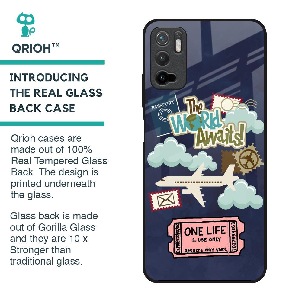Tour The World Glass Case For Redmi Note 10T 5G