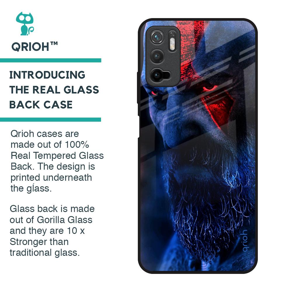 God Of War Glass Case For Redmi Note 10T 5G