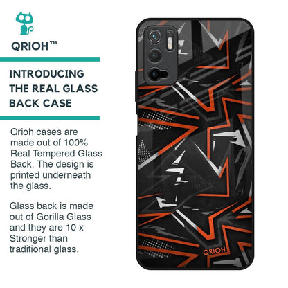 Vector Art Glass Case for Redmi Note 10T 5G