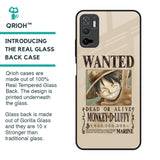 Luffy Wanted Glass Case for Redmi Note 10T 5G