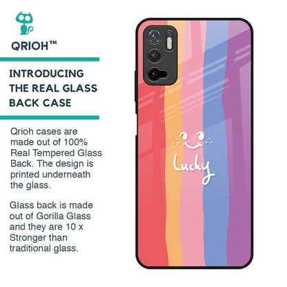 Lucky Abstract Glass Case for Redmi Note 10T 5G