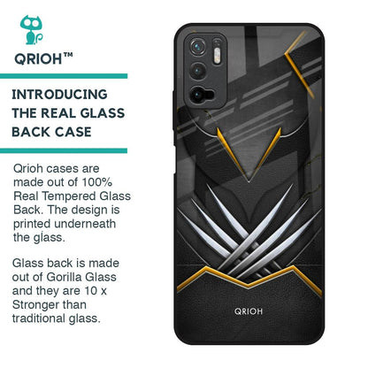 Black Warrior Glass Case for Redmi Note 10T 5G