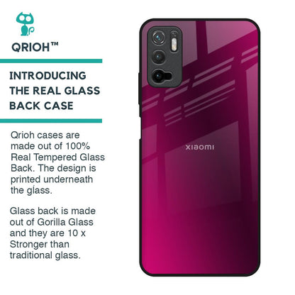Pink Burst Glass Case for Redmi Note 10T 5G