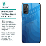 Blue Wave Abstract Glass Case for Redmi Note 10T 5G