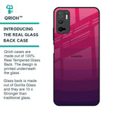 Wavy Pink Pattern Glass Case for Redmi Note 10T 5G