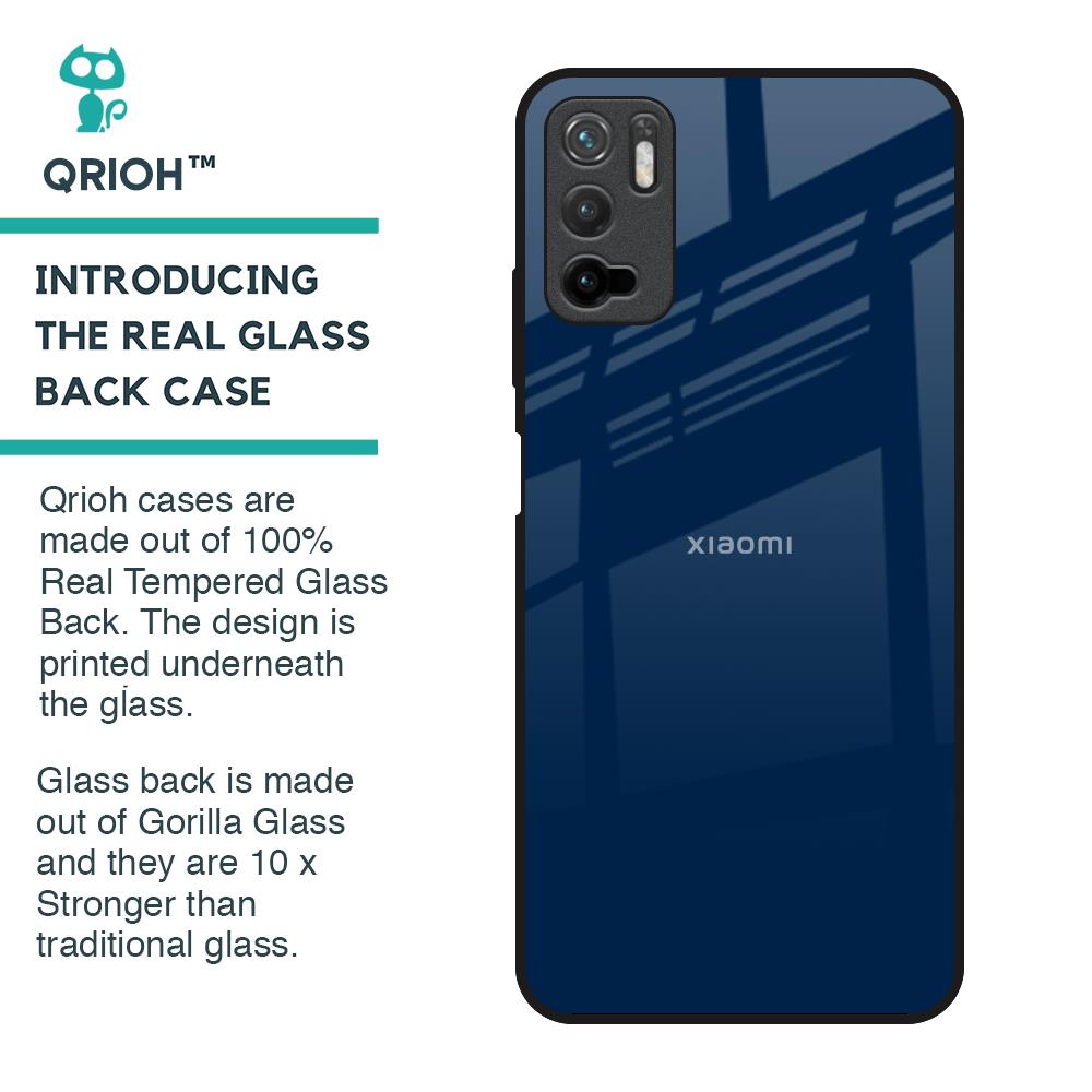 Royal Navy Glass Case for Redmi Note 10T 5G