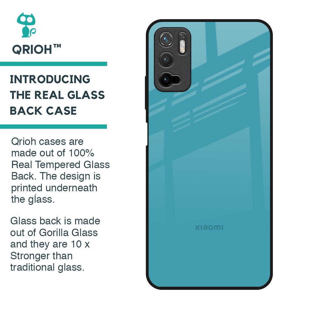 Oceanic Turquiose Glass Case for Redmi Note 10T 5G