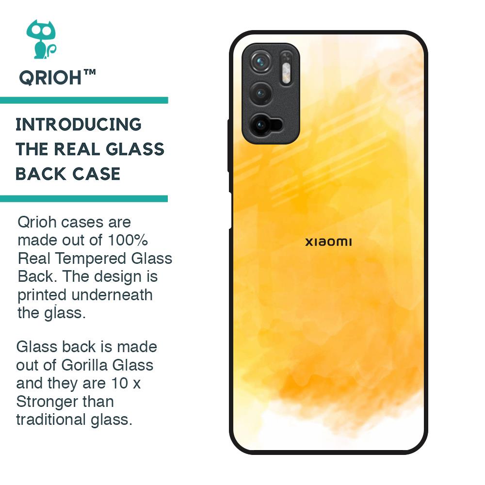 Rustic Orange Glass Case for Redmi Note 10T 5G