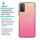 Pastel Pink Gradient Glass Case For Redmi Note 10T 5G