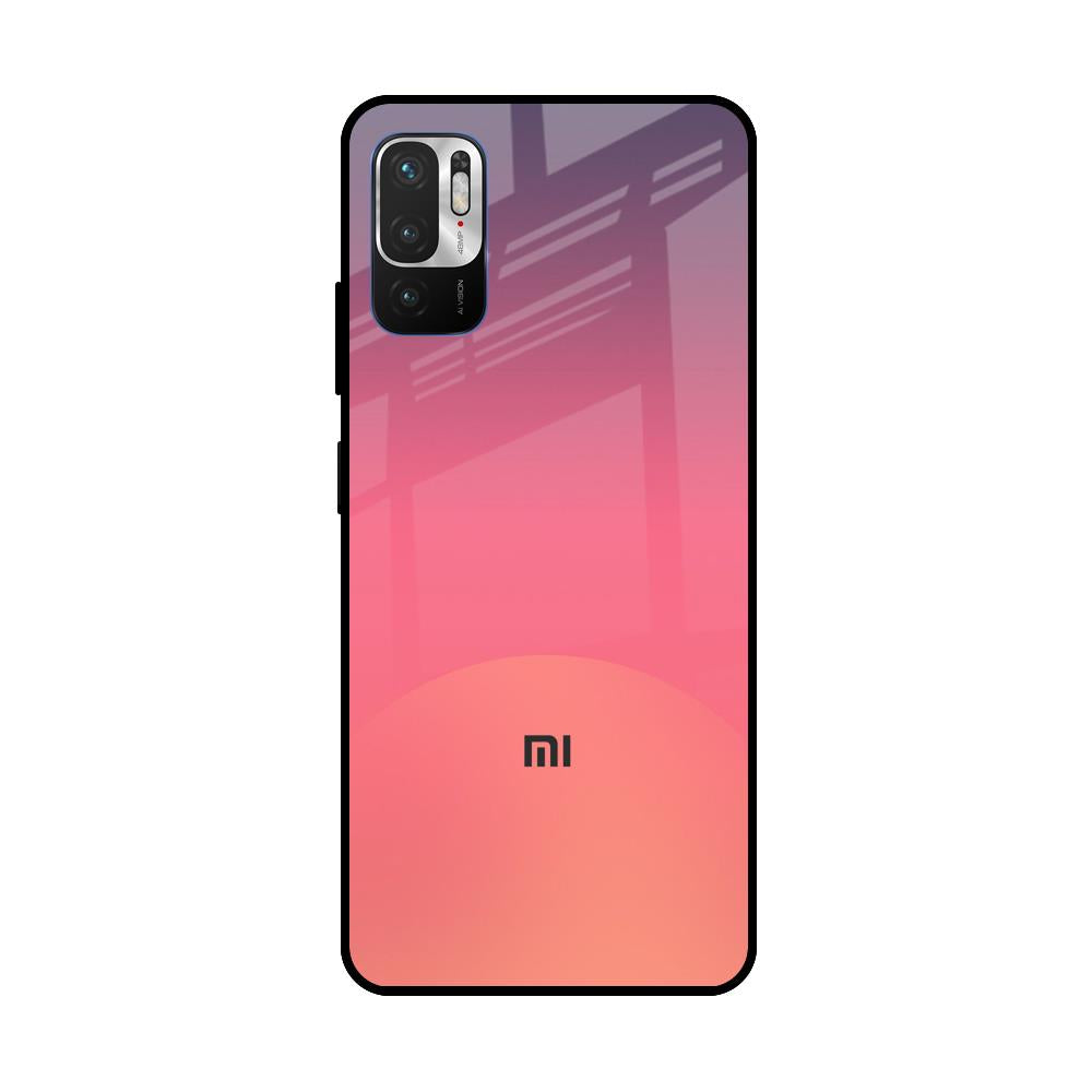 Sunset Orange Redmi Note 10T 5G Glass Cases & Covers Online