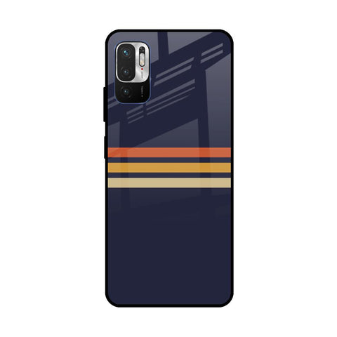 Tricolor Stripes Redmi Note 10T 5G Glass Cases & Covers Online