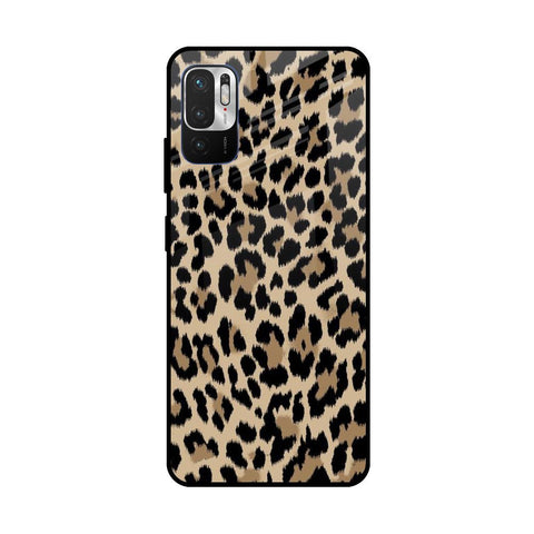 Leopard Seamless Redmi Note 10T 5G Glass Cases & Covers Online