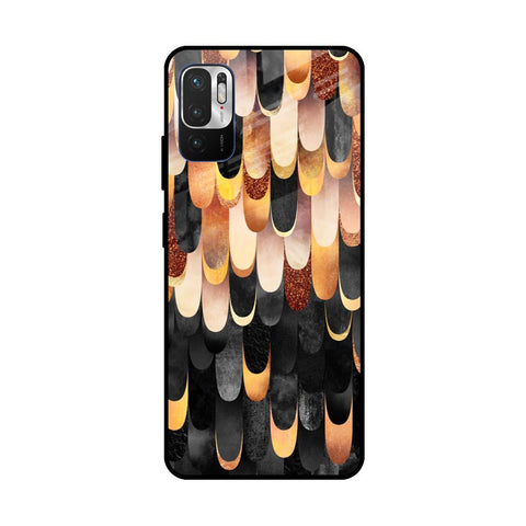 Bronze Abstract Redmi Note 10T 5G Glass Cases & Covers Online
