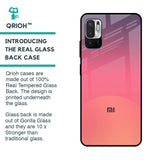 Sunset Orange Glass Case for Redmi Note 10T 5G