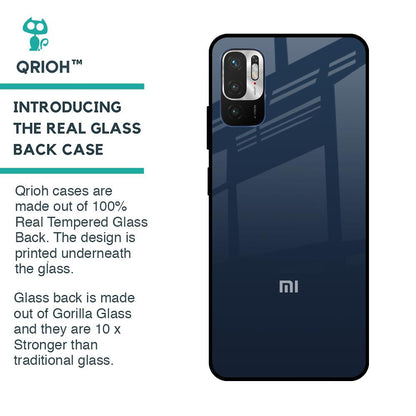 Overshadow Blue Glass Case For Redmi Note 10T 5G