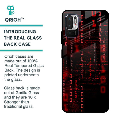 Let's Decode Glass Case For Redmi Note 10T 5G