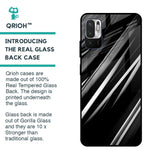 Black & Grey Gradient Glass Case For Redmi Note 10T 5G