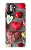 Valentine Hearts Redmi Note 10T 5G Back Cover
