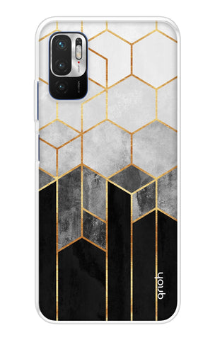 Hexagonal Pattern Redmi Note 10T 5G Back Cover