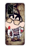 Nerdy Shinchan Realme GT Back Cover