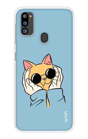 Attitude Cat Samsung Galaxy M21 2021 Back Cover