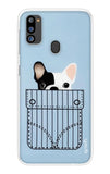 Cute Dog Samsung Galaxy M21 2021 Back Cover