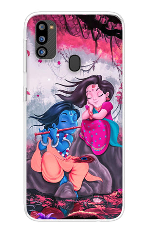Radha Krishna Art Samsung Galaxy M21 2021 Back Cover