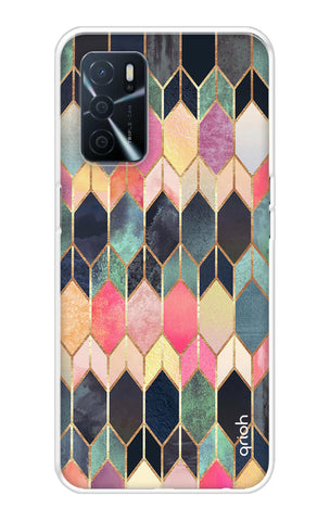 Shimmery Pattern Oppo A16 Back Cover