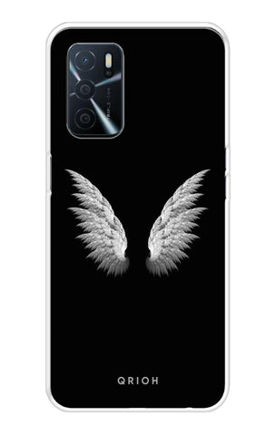 White Angel Wings Oppo A16 Back Cover
