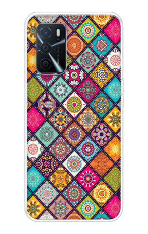 Multicolor Mandala Oppo A16 Back Cover