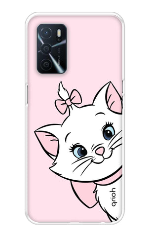 Cute Kitty Oppo A16 Back Cover